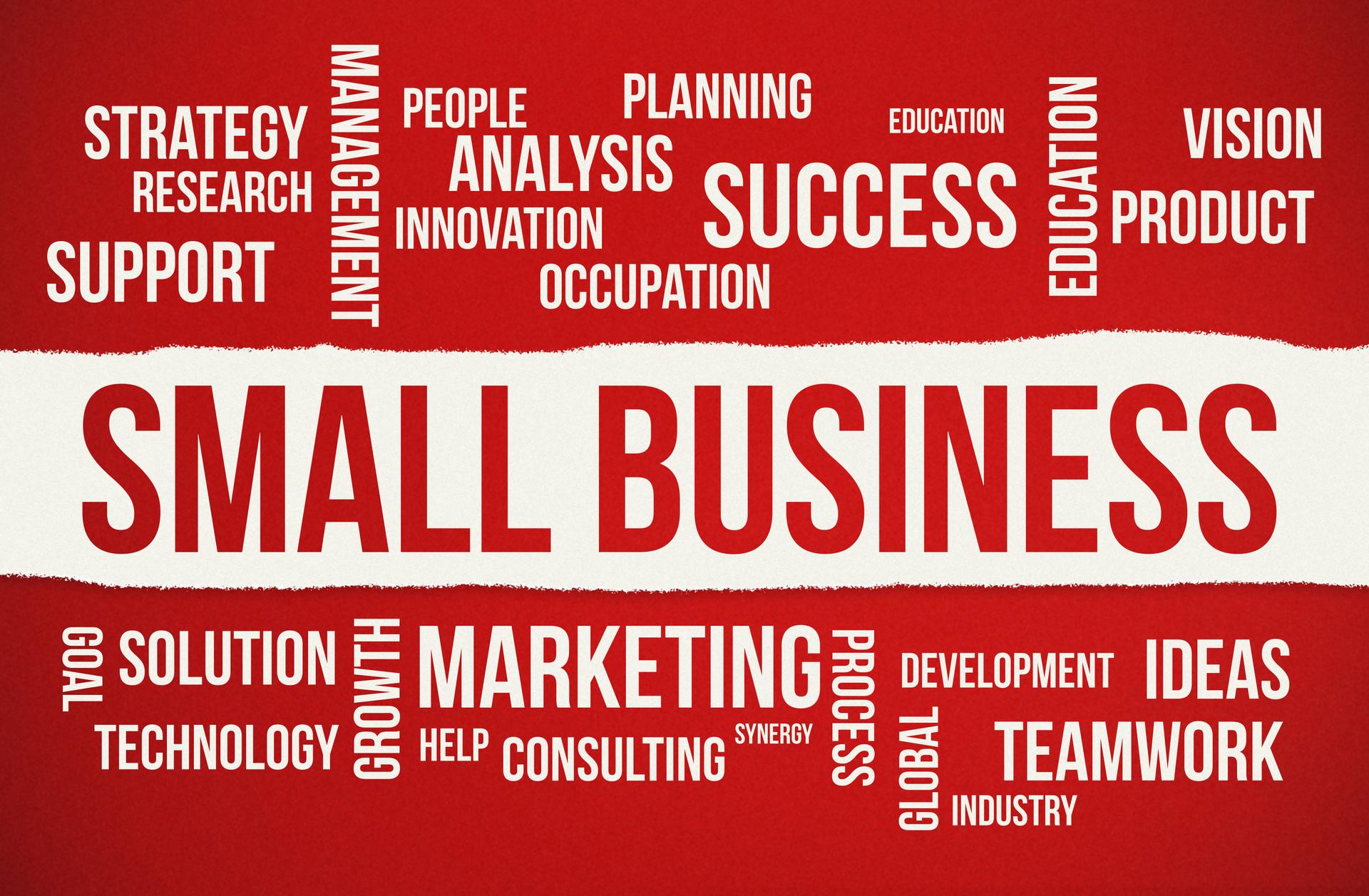 Small Business word cloud